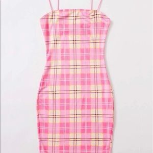 Pink Plaid Casual Dress| sweet and flirty